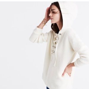 Madewell Sweaters - Madewell Lace Up Hoodie Madewell Sweaters - Madewell Lace Up Hoodie